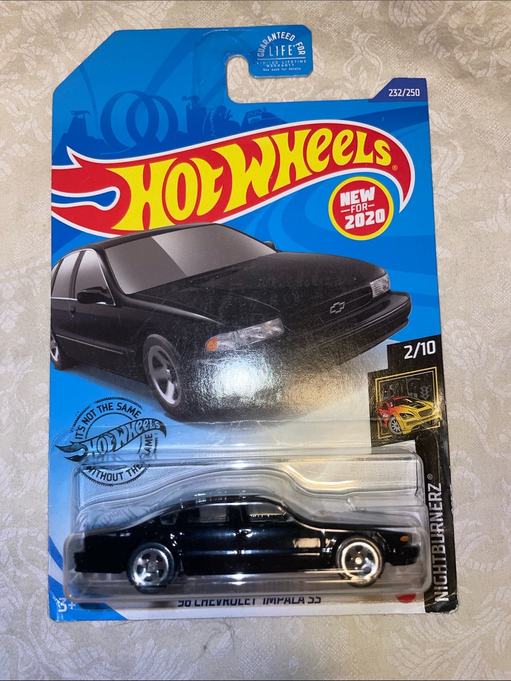 Hot Wheels 96 Chevrolet Impala SS Black Nightburnerz